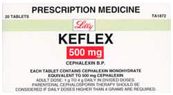 keflex dosages for uti